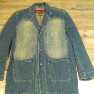 Risk Jean Co Jacket Sz Large